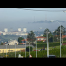 Santiago liegt noch im Nebel